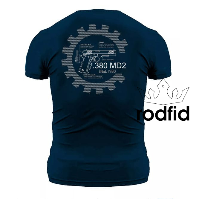 Camiseta Imbel MD2 380 Camiseta Estilo Militar Sem Tiro Esportivo Imbel MD2 380