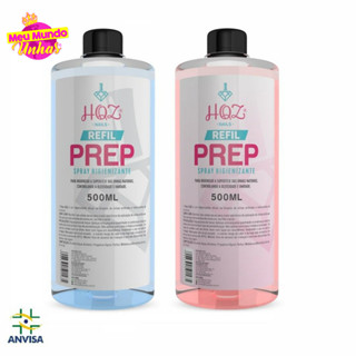 Refil Prep Higienizador Unhas HQZ Nails - 500 ml
