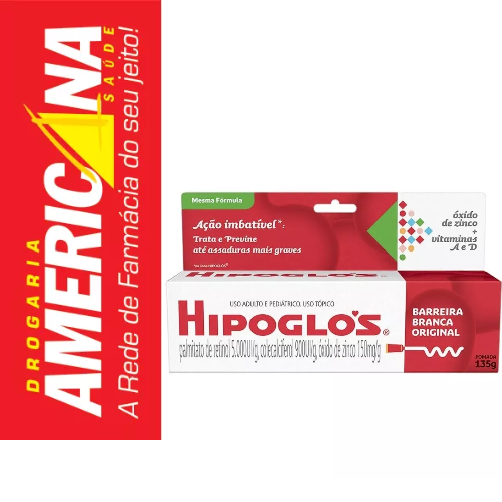 Hipoglos Pomada Contra Assaduras 135g