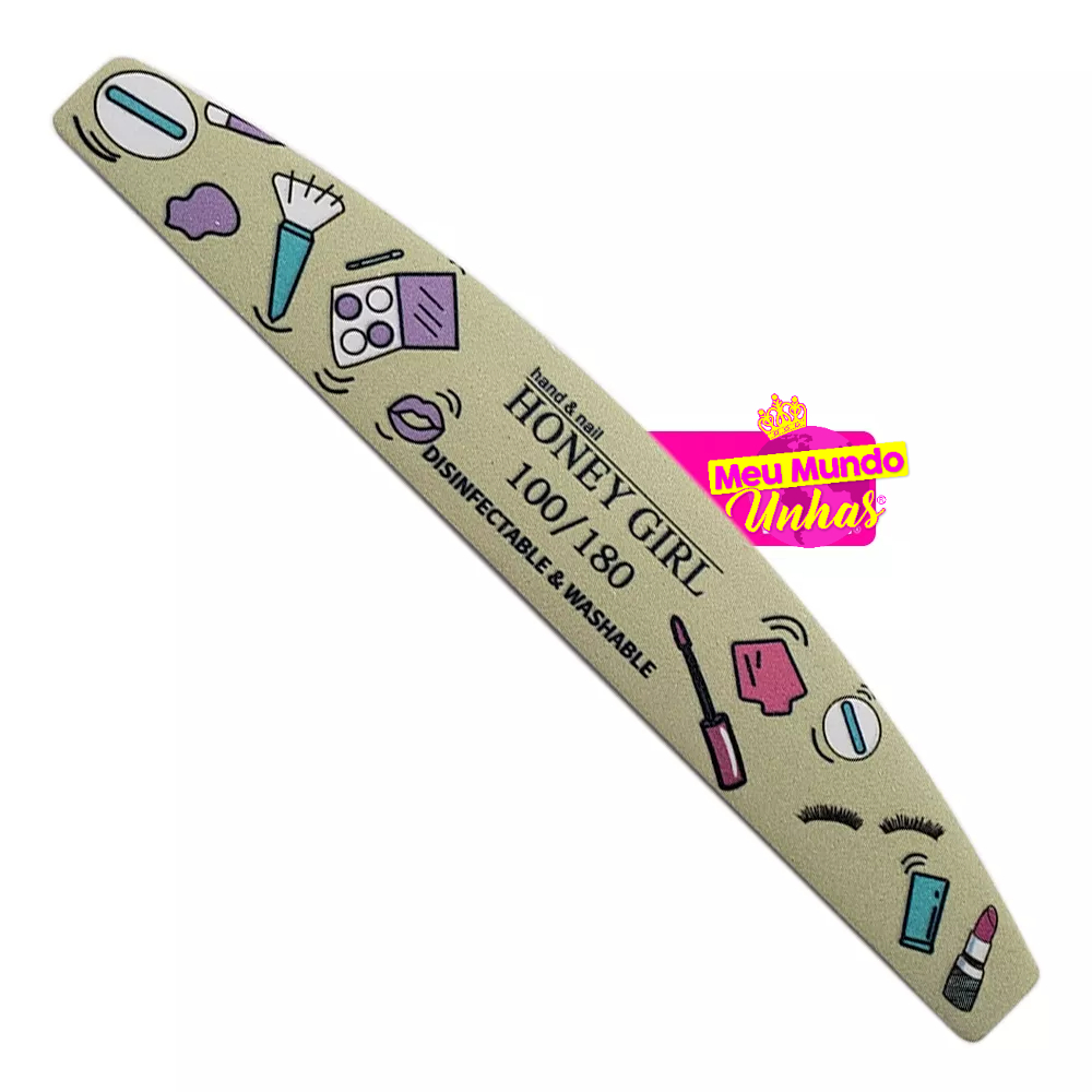 Lixa Boomerang 100/180 Lavável - Honey Girl em Oferta na Shopee