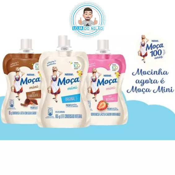 Leite Condensado Moça mini Pronto para Comer 65g Novidade