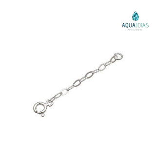 Extensor prata 925 para correntes/pulseiras/tornozeleiras