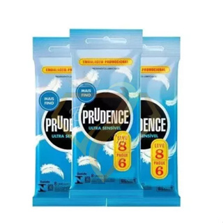 Preservativo Prudence Ultra Sensível 24 UN - kit 3 PCTS