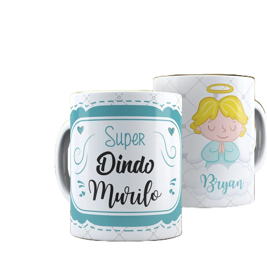 Caneca Presente Convite Revelação Padrinho Dindo C0067