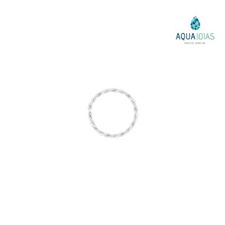 Piercing argolinha redonda torcida 8mm