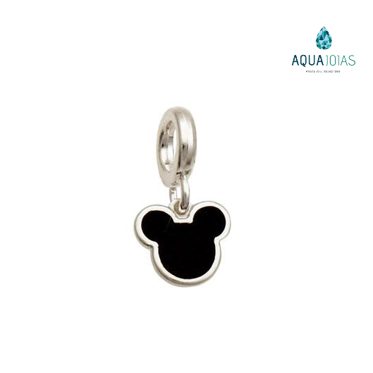 Berloque pingente Mickey prata 925
