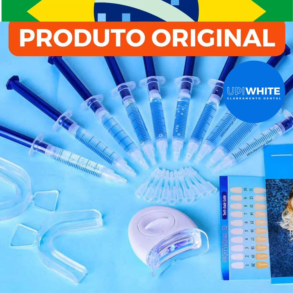 Clareamento Dental Kit Modeira + Gel Clareador + Led acelerador ...