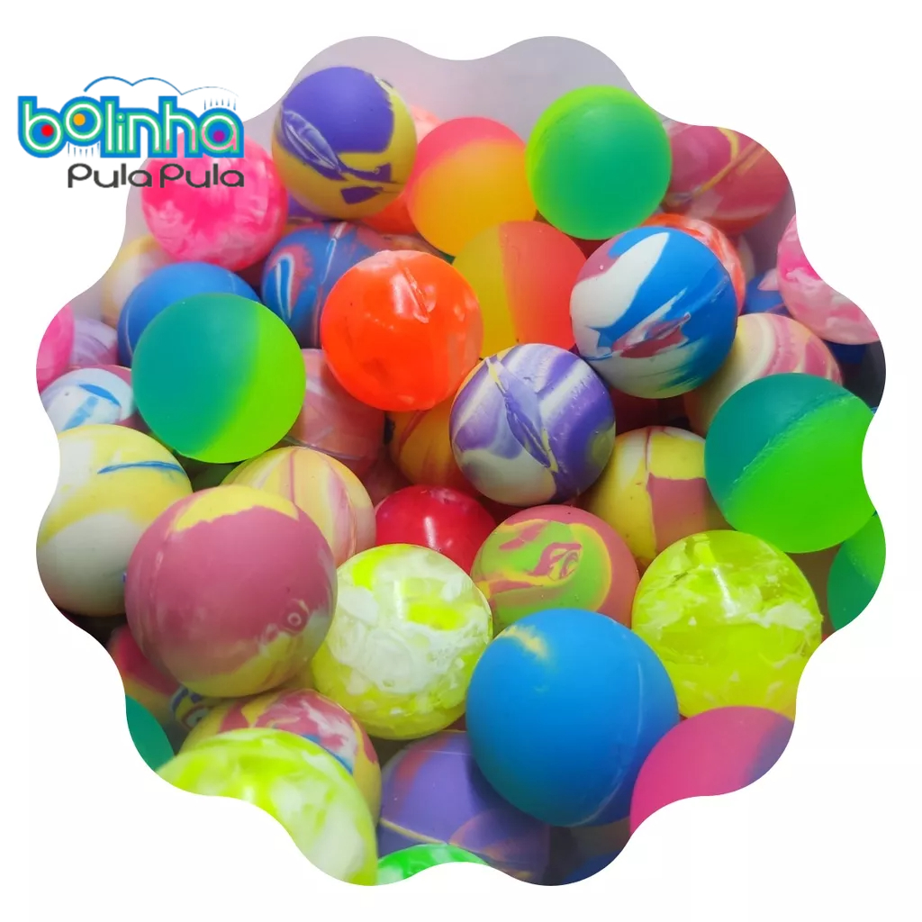 Bola Pula Pula 27mm c/ 1000 em Oferta na Shopee