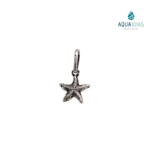 Pingente em prata 925 estrela do mar mini bali - Fashion Accessories