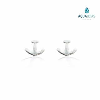 Brinco Delicado Âncora 8mm prata 925