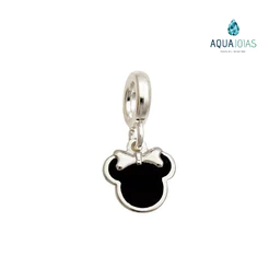Berloque pingente Minnie prata 925