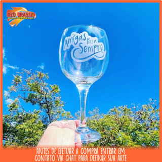 Taça de Gin 600ml - Vidro - Personalizada (TRANSPARENTE)