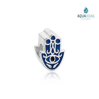 Berloque para pulseira prata 925 mão de fatima