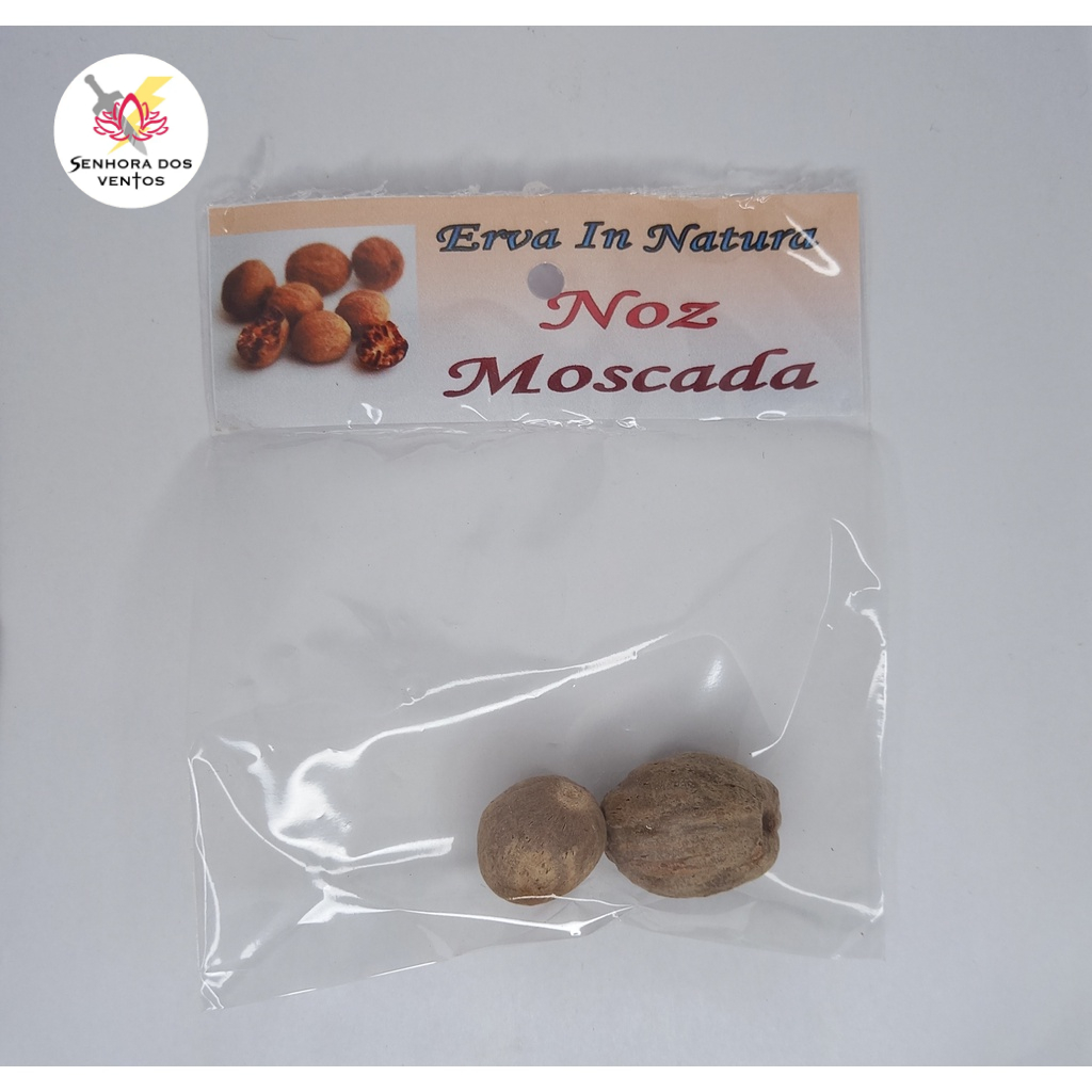 Noz Moscada - Erva Seca/ Erva in Natura