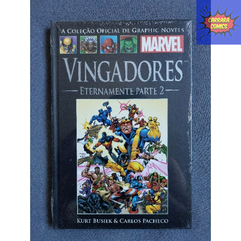 HQ Vingadores - Eternamente (Parte 2, Kurt Busiek) - Salvat Preta Volume 15