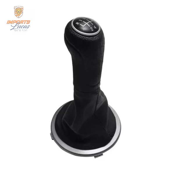 Manopla Coifa Bola Cambio Gol Voyage Saveiro G5 G6 prata IMPOR em Oferta na Shopee