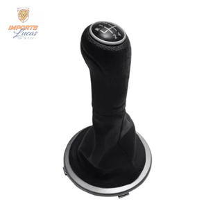 Manopla Coifa Bola Cambio Gol Voyage Saveiro G5 G6 prata IMPOR em Oferta na Shopee