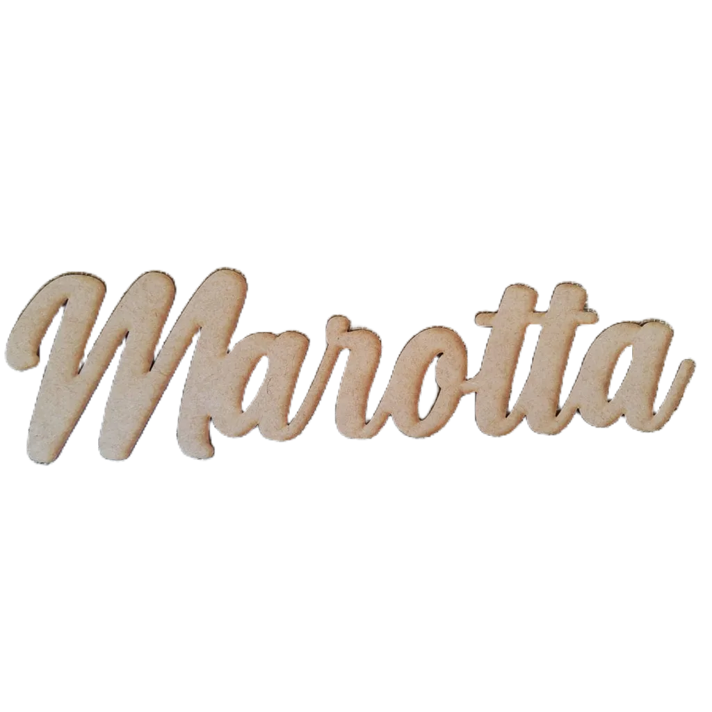 Nomes Personalizado para decoração em MDF crú 3mm - Decoração de ambientes em Oferta na Shopee