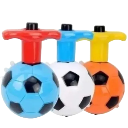 Pião Dragon combate Musical com luz e som ou Pião bola de Futebol.