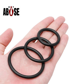 Kit Com 3 Anel Peniano Retardante Silicone Elastico Preto
