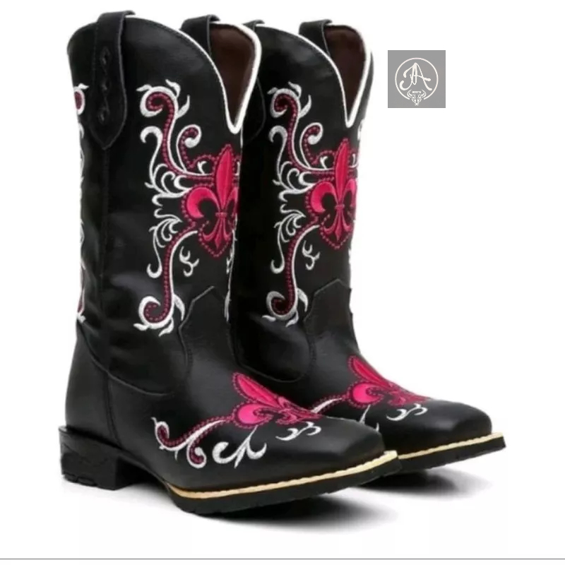 Bota Botinas texanas country Unissex Dudalina