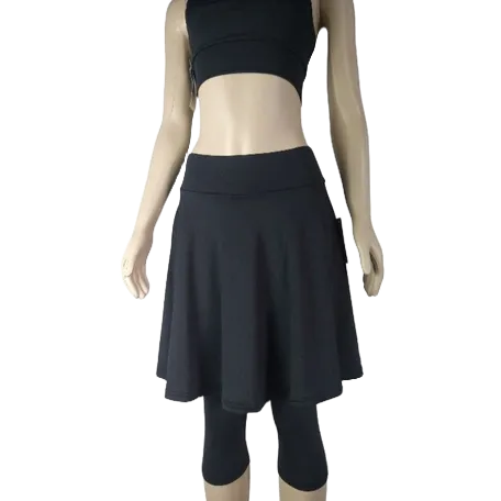 Calça Legging Saia Godê Fitness Dança Academia Caminhada Bike Moda  Evangélica GIV COLEÇÕES