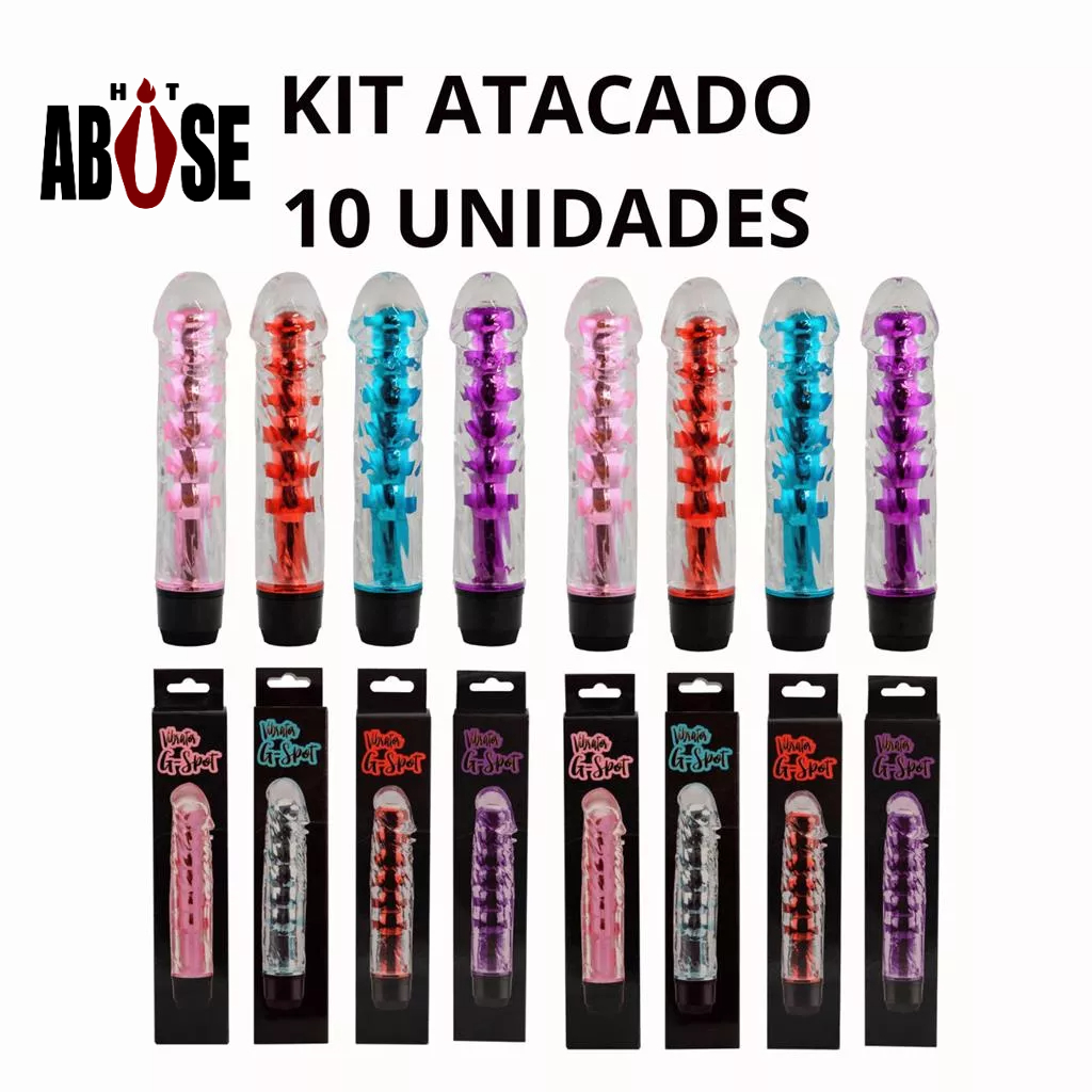 Vibrador Feminino Ponto G Vibro Personal Kit Sex Shop Revenda 10 Unidades