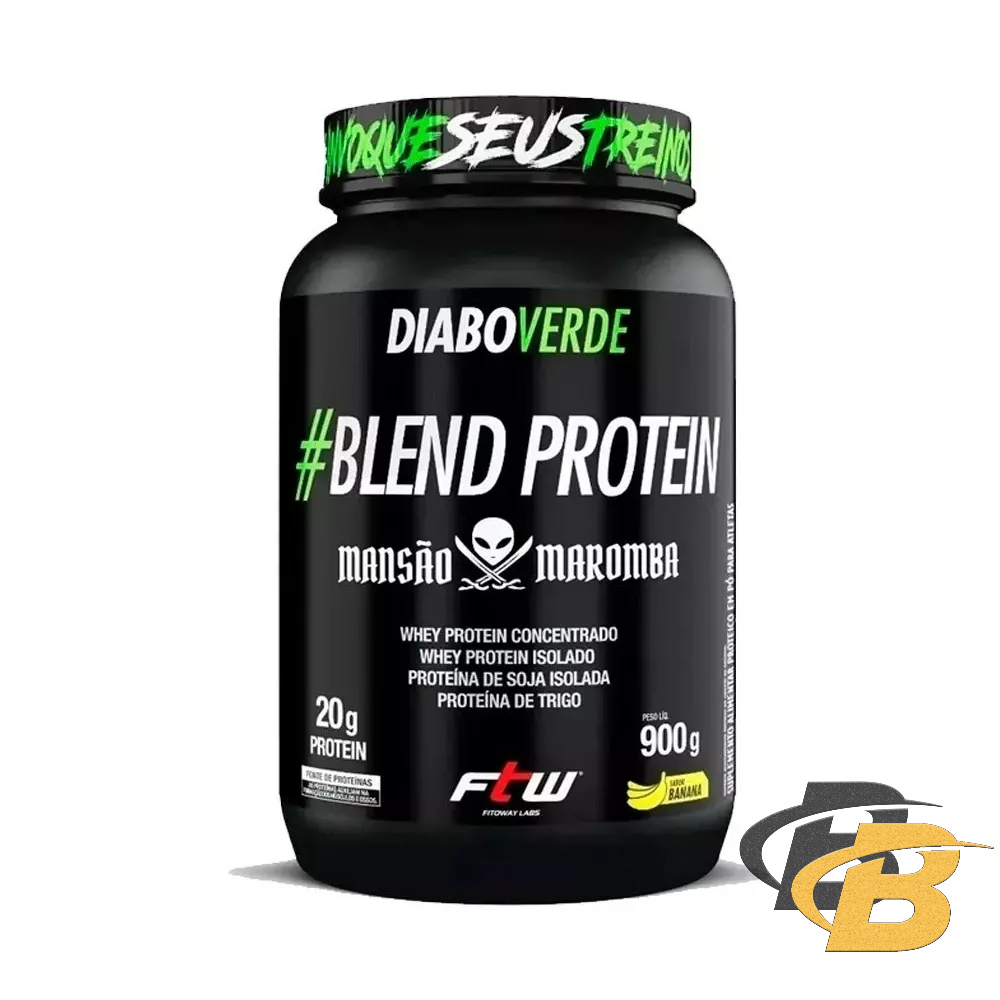 Blend Protein Diabo Verde 900g Whey Mansão Maromba - Ftw