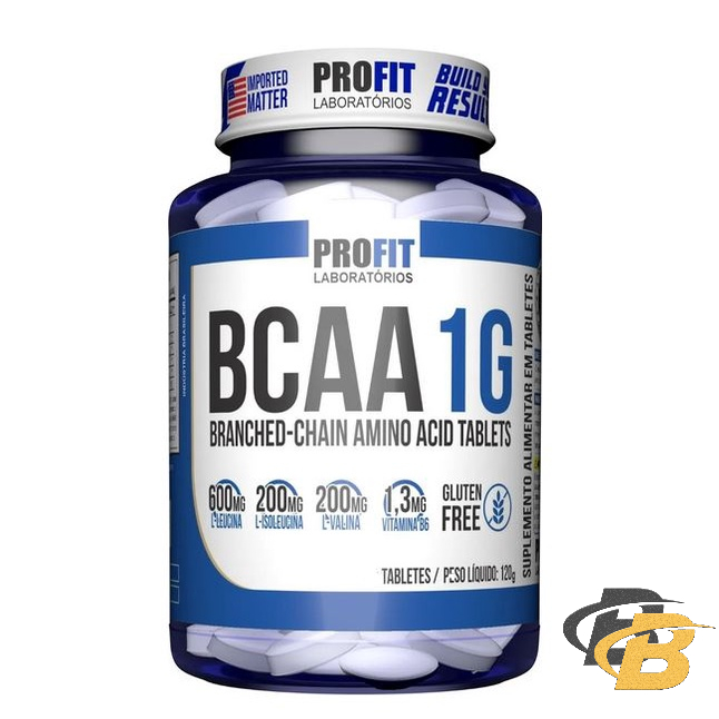 Aminoácido Bcaa 1g - 60 Tabletes - Profit Laboratórios - Health