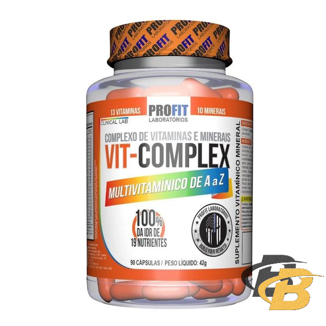 Multivitamínico Vit Complex A Z - 90 Capsulas - Profit - Health