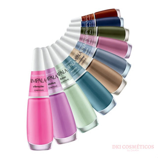 Kit Esmalte Impala A Cor Da Sua Moda 1 7,5 ML com 10 Esmaltes