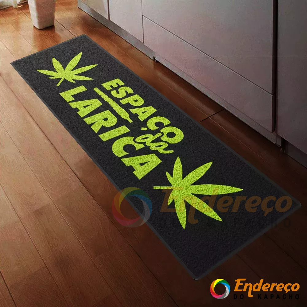 Tapete Capacho Espaço da Larica Maconha Baseado