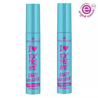 KIT dupla de Máscara de cílios Rimel I Love extreme Waterproof essence em Oferta na Shopee