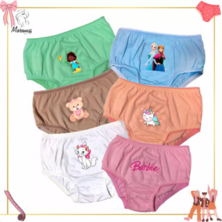 calcinha infantil menina kit 12 Calcinha Infantil algodão Core Sortidas Moda Infantil