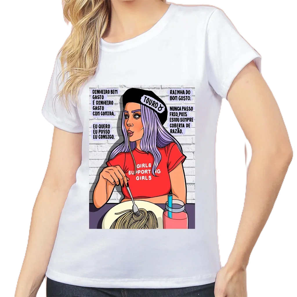 Imagem Camiseta T-shirt Feminina Signos II