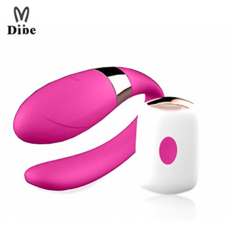 Vibrador Para Casais Recarregável com Controle Remoto Rosa - Sex Massager Crypl