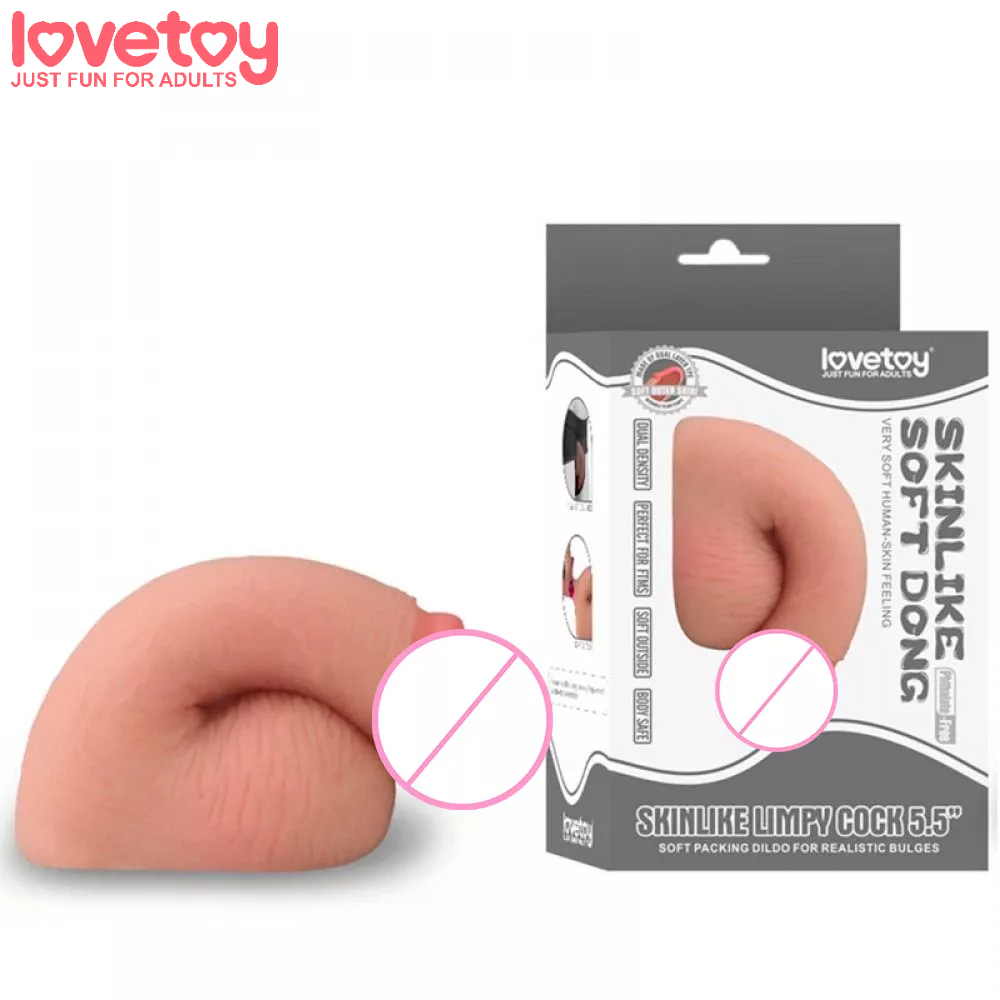 Pênis Packing Macia Para Volume sem Ereção Skin Line Soft Dong - Lovetoy