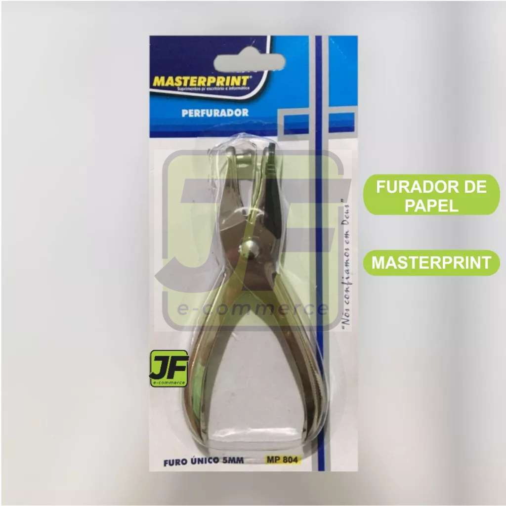 Alicate furador de papel 6mm furo único Masterprint Scrapbook Alicate furador de papel 6mm furo único Masterprint Scrapbook