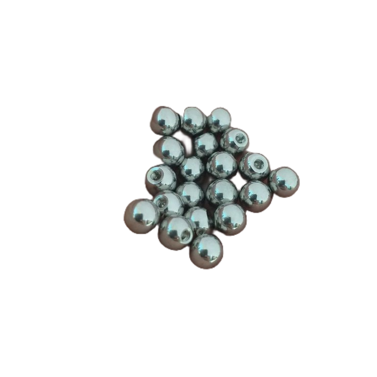 bolinhas de piercing esfera 5mm kit 20 unid serve para umbigo transversal mamilo lingua aço inox rosquear unissex