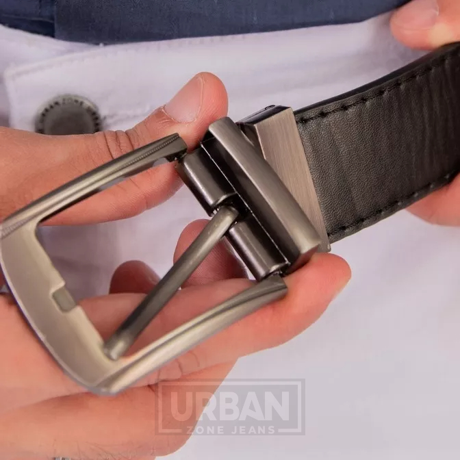 Cinto Masculino Dupla Face Couro Sintético - Social - Esporte Fino em Oferta na Shopee