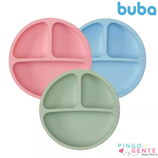 Pratinho Em Silicone Com Ventosa E Divisórias Buba em Oferta na Shopee