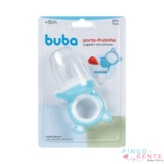 Porta Frutas Sugador Para Introdução Alimentar Menino Buba em Oferta na Shopee
