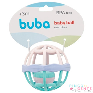 Buba Baby Ball  Bola Chocalho Brinquedo Macio Bebê Menina em Oferta na Shopee