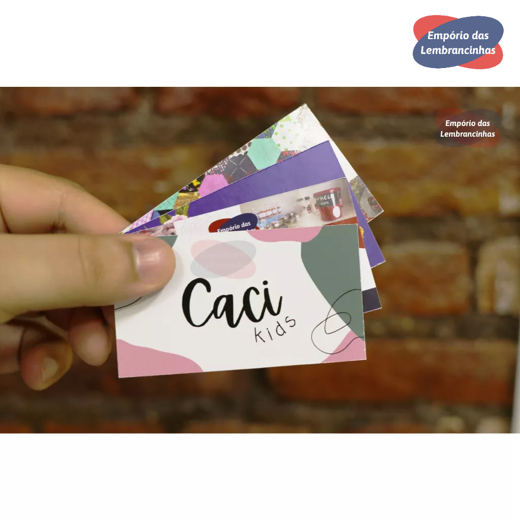 Cartões de Visita 230g Frente e Verso Brilho em Oferta na Shopee