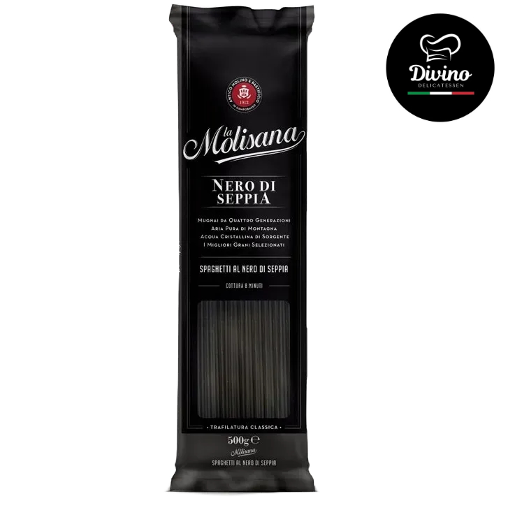 Massa La Molisana Spaghetti Nero di Seppia Grano Duro 500g