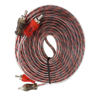 Cabo Automotivo Som Rca 5 Metros 5m Injetado Ponta Blindada em Oferta na Shopee