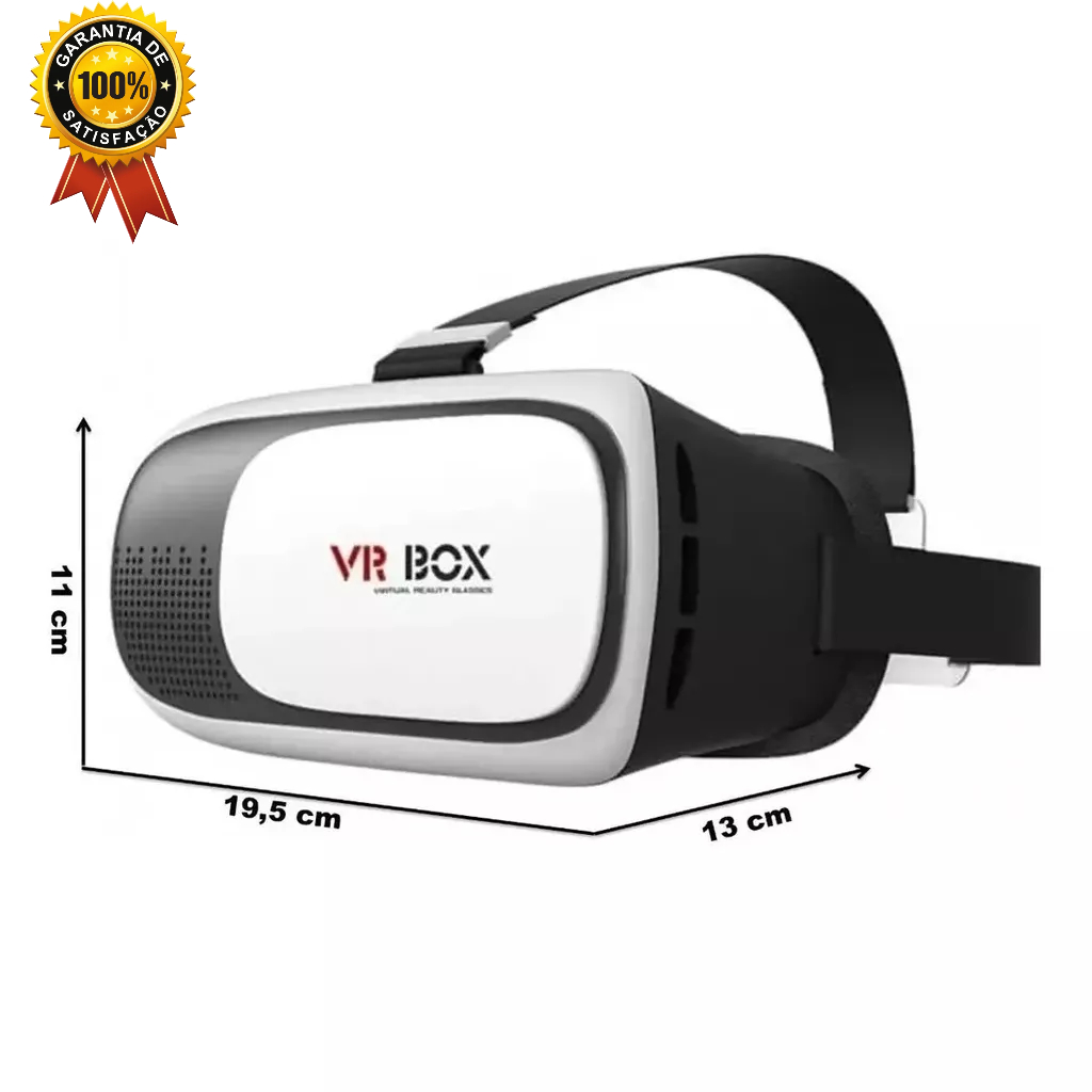 Vr Box Oculos Realidade Virtual Cardboard 3d Rift + Controle