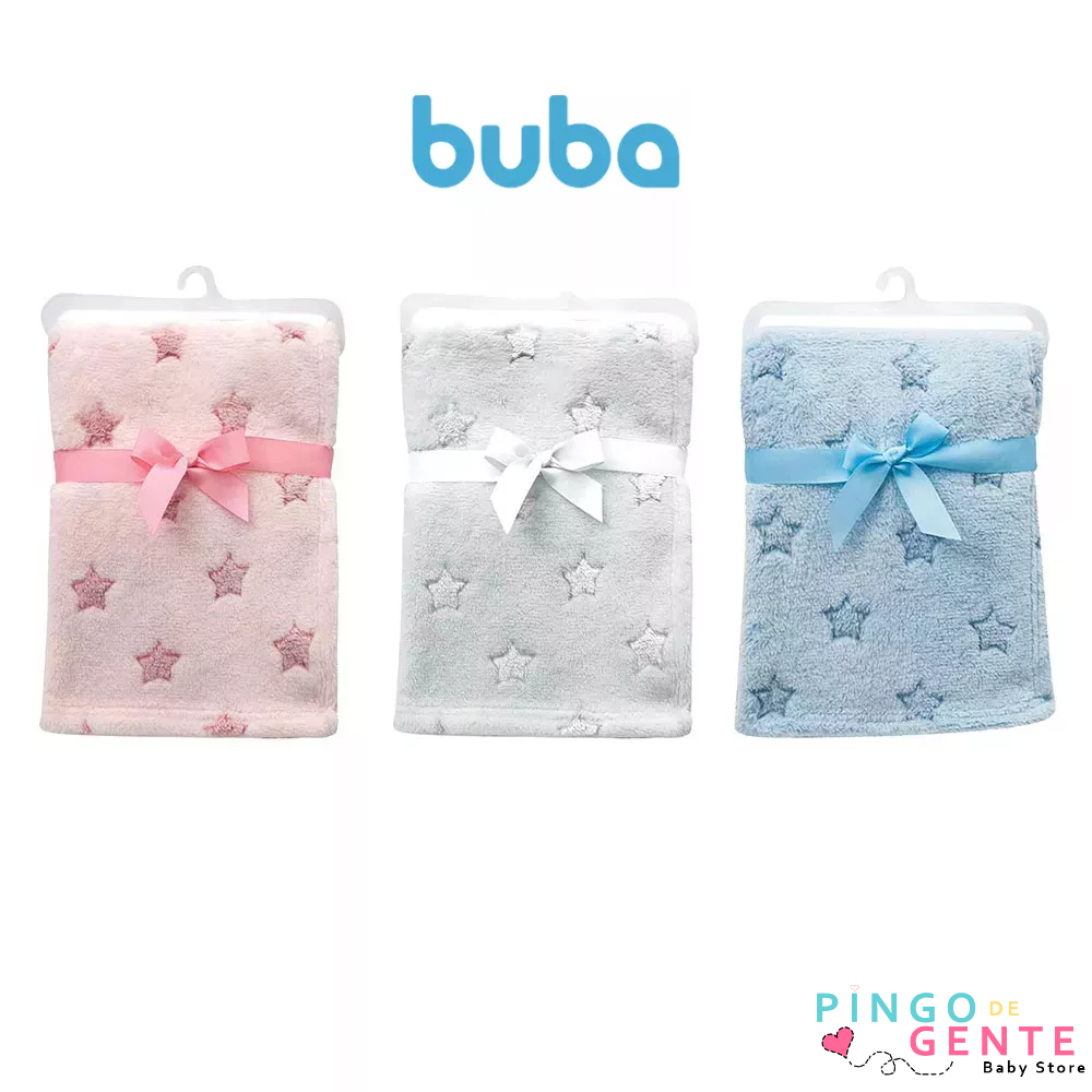 Mantinha Bebê Antialérgica Macia Quentinha Fofinha Buba