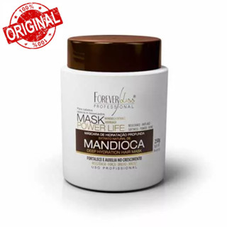 Máscara Hidratante de Mandioca Power Life Forever Liss 250g - fios mais resistentes, macios e brilhantes