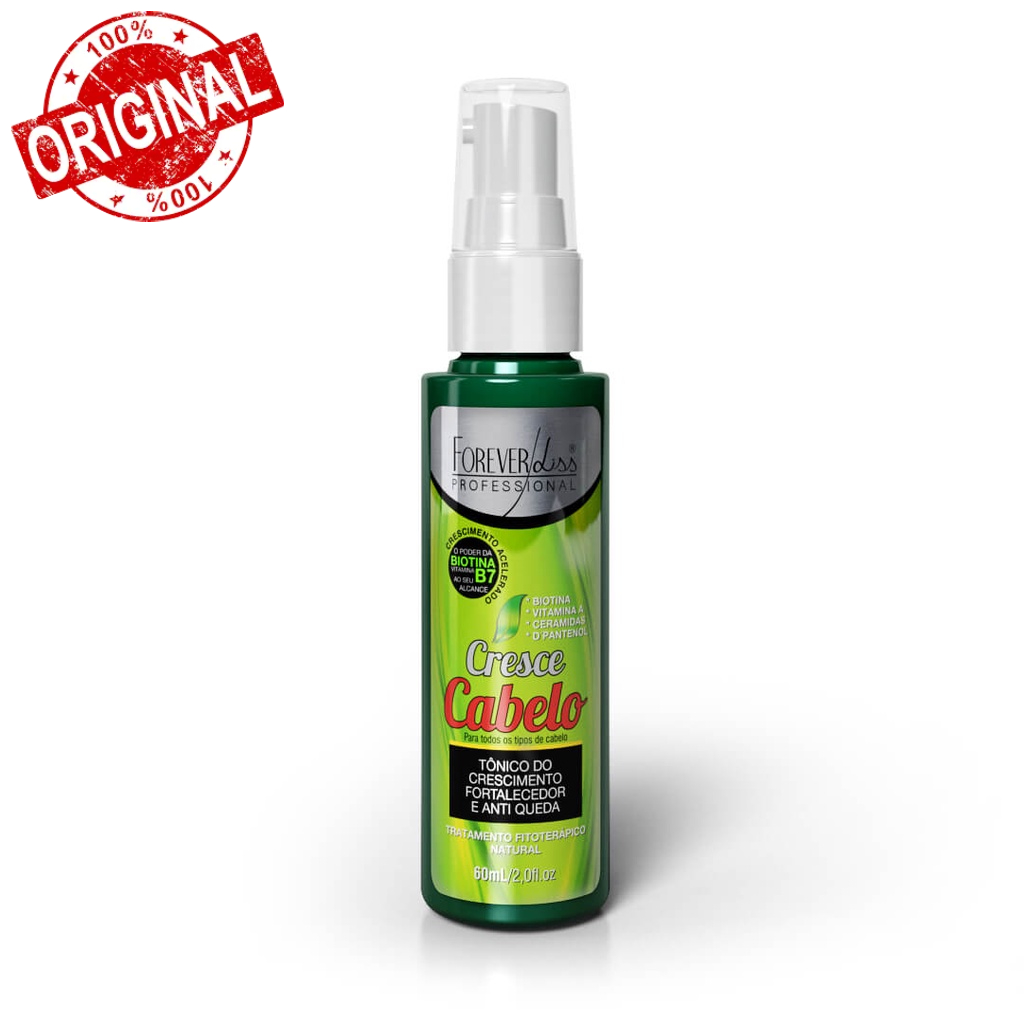 Tônico Capilar Cresce Cabelo Forever Liss 60ml - Crescimento e Fortalecimento